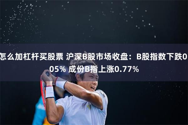 怎么加杠杆买股票 沪深B股市场收盘：B股指数下跌0.05% 成份B指上涨0.77%