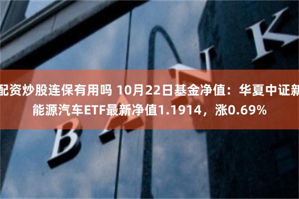 配资炒股连保有用吗 10月22日基金净值：华夏中证新能源汽车ETF最新净值1.1914，涨0.69%